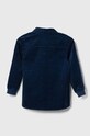 Παιδικό κοτλέ πουκάμισο United Colors of Benetton 5JIUGQ016.P.SEASONAL μπλε AW23