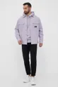Bavlnená košeľa Calvin Klein Jeans fialová