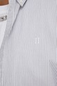 Les Deux koszula bawełniana Kristian Stripe szary LDM410161