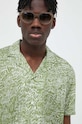 Πουκάμισο Bruuns Bazaar Won Homer AOP πράσινο BBM1536N