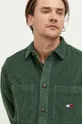 zelená Manšestrová košeľa Tommy Jeans