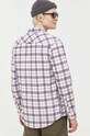 Βαμβακερό πουκάμισο Tommy Jeans λευκό DM0DM16608