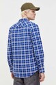 Хлопковая рубашка Tommy Jeans тёмно-синий DM0DM16608