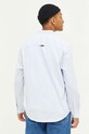 Tommy Jeans koszula bawełniana niebieski DM0DM16610