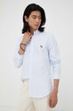 Pamučna košulja PS Paul Smith casual plava M2R.599R.L21826