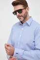 Bavlnená košeľa Polo Ralph Lauren 710909825 modrá