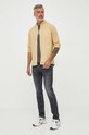 Pepe Jeans koszula bawełniana Fabio PM307753.089 beżowy AW23