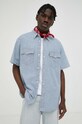Levi's camasa din bumbac albastru A5722.0002