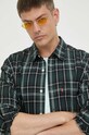 Levi's koszula bawełniana zielony 85746.0132
