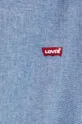 Bombažna srajca Levi's modra