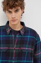 Βαμβακερό πουκάμισο Levi's σκούρο μπλε 19573.0201