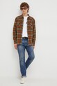 Levi's koszula bawełniana 85744.0052 zielony AW23