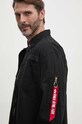 Бавовняна сорочка Alpha Industries чорний 138422.142