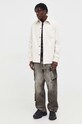 Куртка GCDS FW23M230481 бежевий AW23