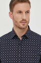Ρούχα Πουκάμισο Guess M3BH55.W8BX1 σκούρο μπλε