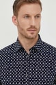 Ρούχα Πουκάμισο Guess M3BH55.W8BX1 σκούρο μπλε