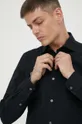 μαύρο Βαμβακερό πουκάμισο Marc O'Polo
