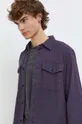 fialová Bavlnená košeľa G-Star Raw