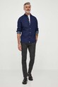 Pepe Jeans koszula bawełniana PM308191.594 granatowy AW23