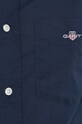 Хлопковая рубашка Gant 3000100 тёмно-синий AW24