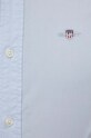 Хлопковая рубашка Gant 3000102 голубой