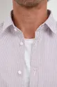 Βαμβακερό πουκάμισο Sisley μωβ