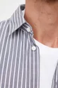 Bombažna srajca Sisley siva