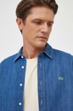 Джинсовая рубашка Lacoste голубой CH0197