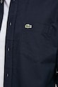 Lacoste camicia in cotone CH1911 blu navy SS24