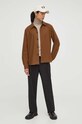 Tiger Of Sweden camasa de lana T71914001 maro AW23
