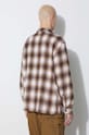 Îmbrăcăminte Taikan cămașă Heavyweight Plaid Shirt TW0003.BRN maro