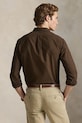 Polo Ralph Lauren koszula bawełniana 710804257 brązowy SS26