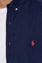 Polo Ralph Lauren koszula sztruksowa 710818761 granatowy AW24