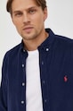 Polo Ralph Lauren koszula sztruksowa 710818761 granatowy