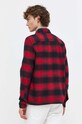 Hollister Co. koszula bawełniana czerwony KI325.3122.508