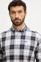 Barbour cotton shirt gray MSH4982
