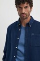 Βαμβακερό πουκάμισο Barbour MSH5001 σκούρο μπλε