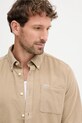 Хлопковая рубашка Barbour RAMSEY бежевый MSH5001