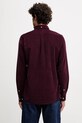 Odzież Barbour koszula bawełniana RAMSEY MSH5001 bordowy