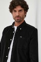 Barbour koszula bawełniana czarny MSH5001