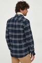 Barbour koszula bawełniana granatowy MSH5037