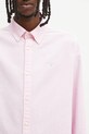 Bavlněná košile Barbour Oxtown růžová MSH5301