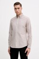 Barbour camicia in cotone Oxtown beige MSH5301