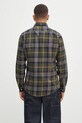 Abbigliamento Barbour camicia in cotone Edgar MSH5355 verde