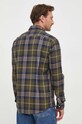 Хлопковая рубашка Barbour Edgar зелёный MSH5355