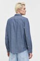 Одежда Хлопковая рубашка HUGO 50500237 голубой