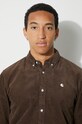 Carhartt WIP camicia in velluto a coste I029958.1R4XX marrone