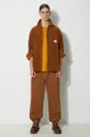 Carhartt WIP corduroy shirt L/S Flint Shirt I029442.1NF02 brown AW23