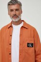 Traper košulja Calvin Klein Jeans J30J323970 narančasta