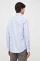 Odzież Calvin Klein koszula bawełniana K10K108426 niebieski